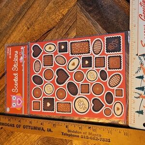 Valentine's Day Stickers Sticker Sheet Sealed Scented Chocolate Candy